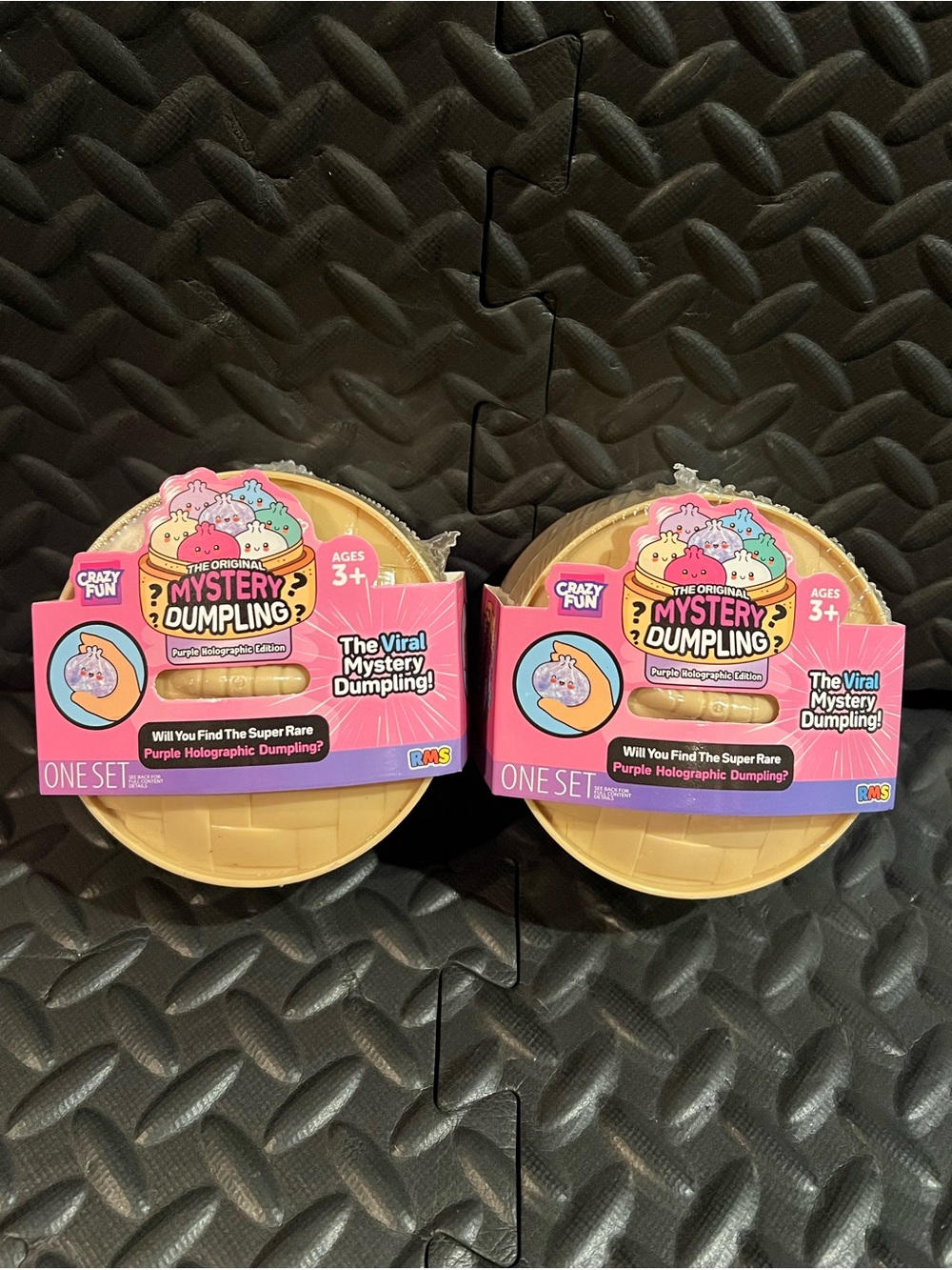 Mystery Dumpling Set of 2 RMS Purple Holographic Super Rare Blind Pack Unopened